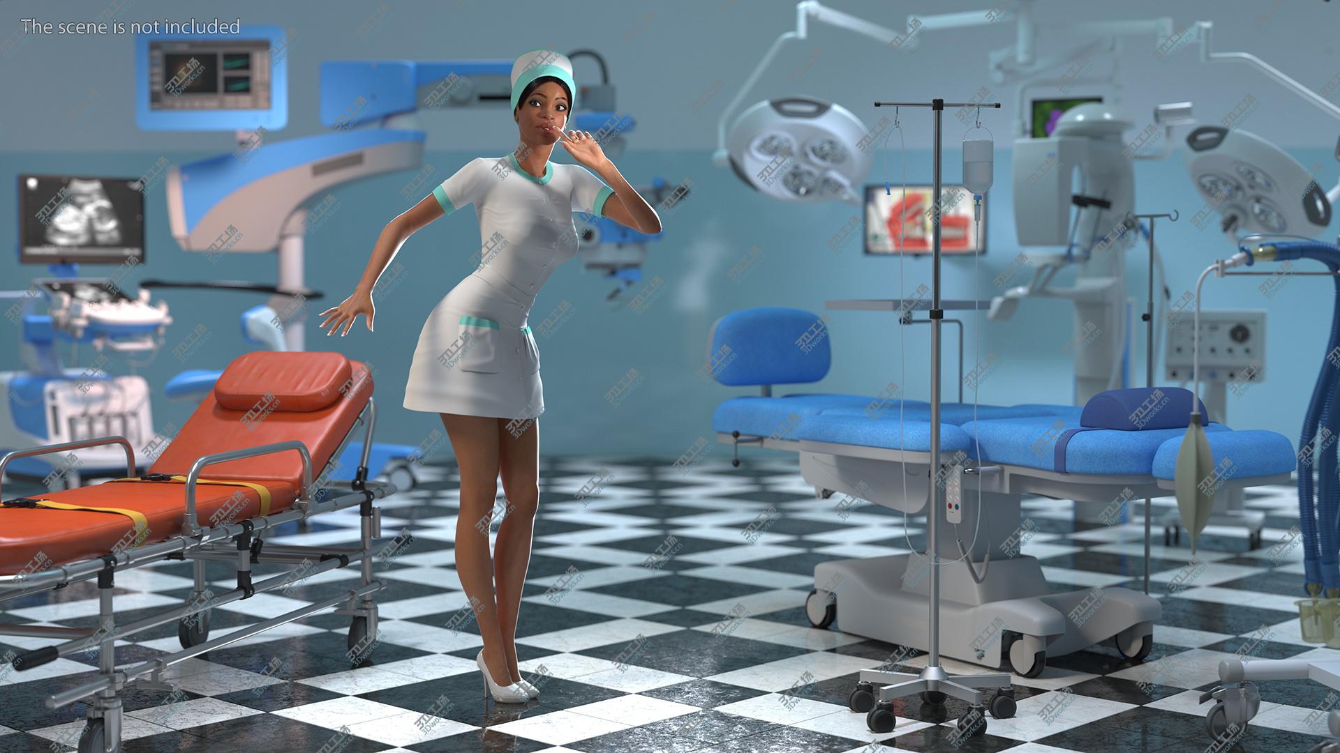 images/goods_img/202104022/Light Skinned Black Nurse 3D/4.jpg